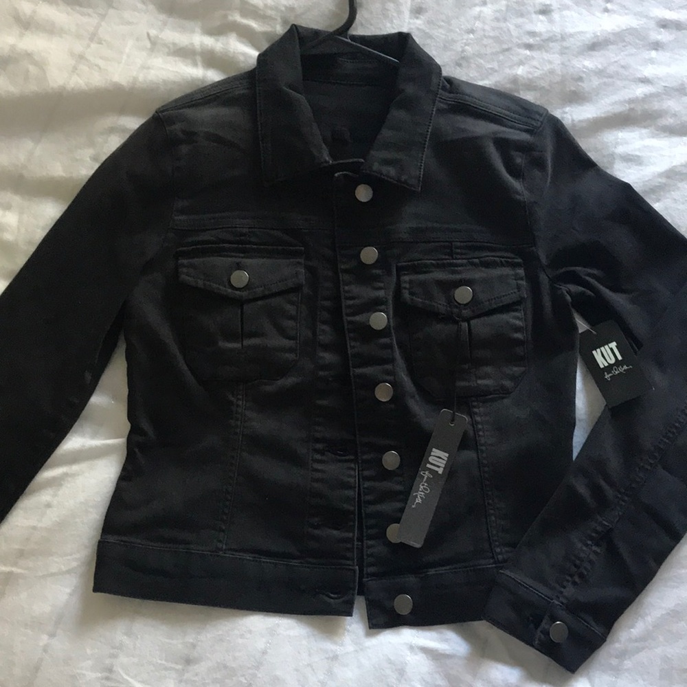 Kut from the kloth black jean jacket